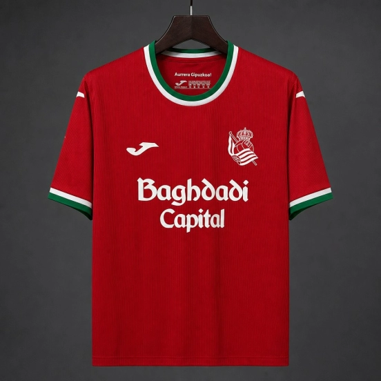 26/27 Real Sociedad Red Away Jersey