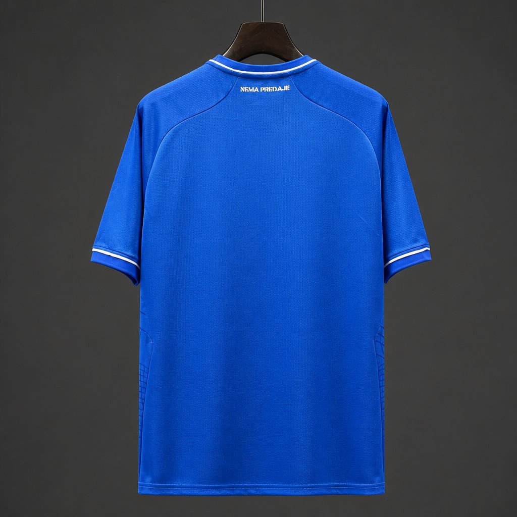 26/27 GNK Dinamo Zagreb Blue with Geometric Pattern Home Jersey