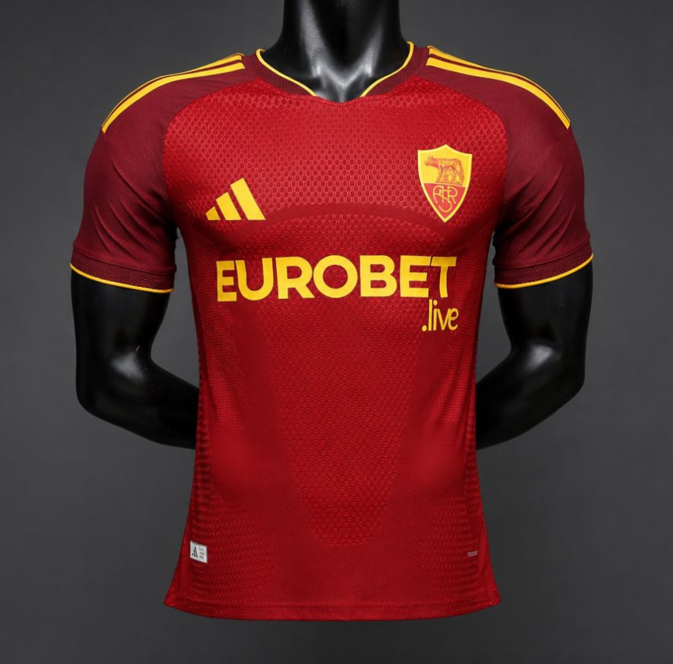 Player Version 26/27 AS Roma Home Jersey