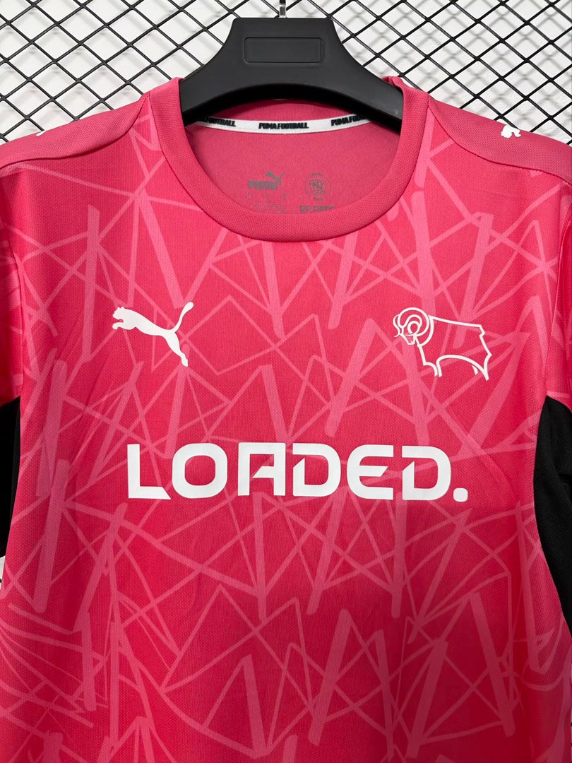 26/27 Derby County Away Red Jersey