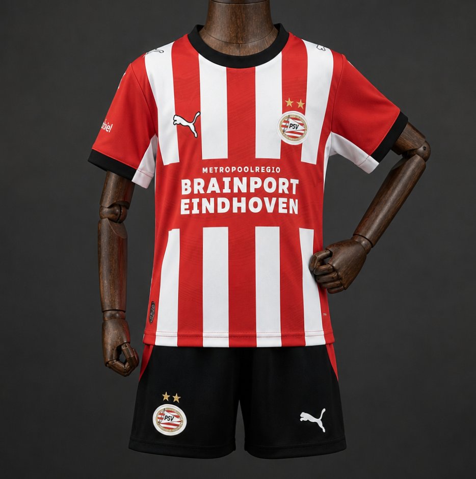 26/27 Kids PSV Eindhoven Home Jersey