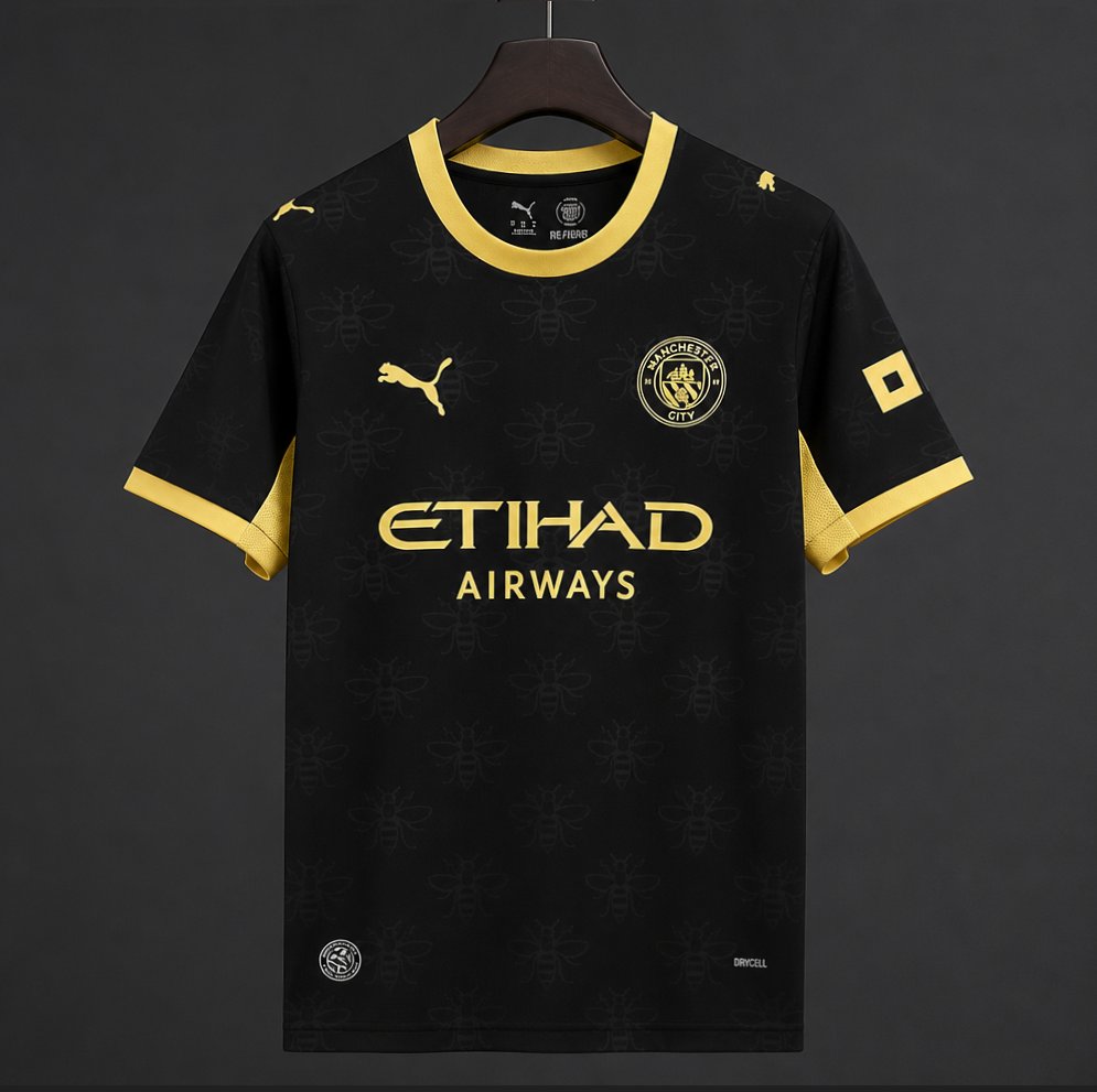 26/27 Manchester City Away Black Jersey