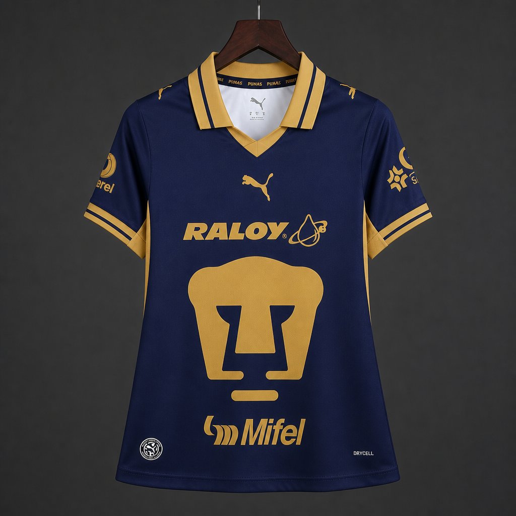 26/27 Women  Pumas Home  Navy Blue Jersey