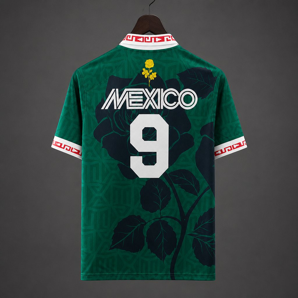 2026 Mexico x Willy Chavarria AOP Green  Jersey
