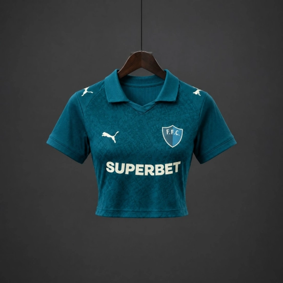 26/27 Fluminense Third Women Green Crop Jersey