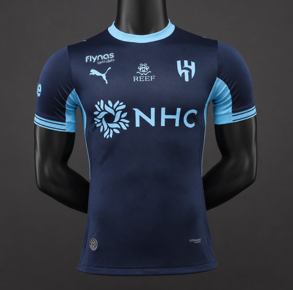 Player Version 26/27 Al Hilal FC Away Navy Jersey