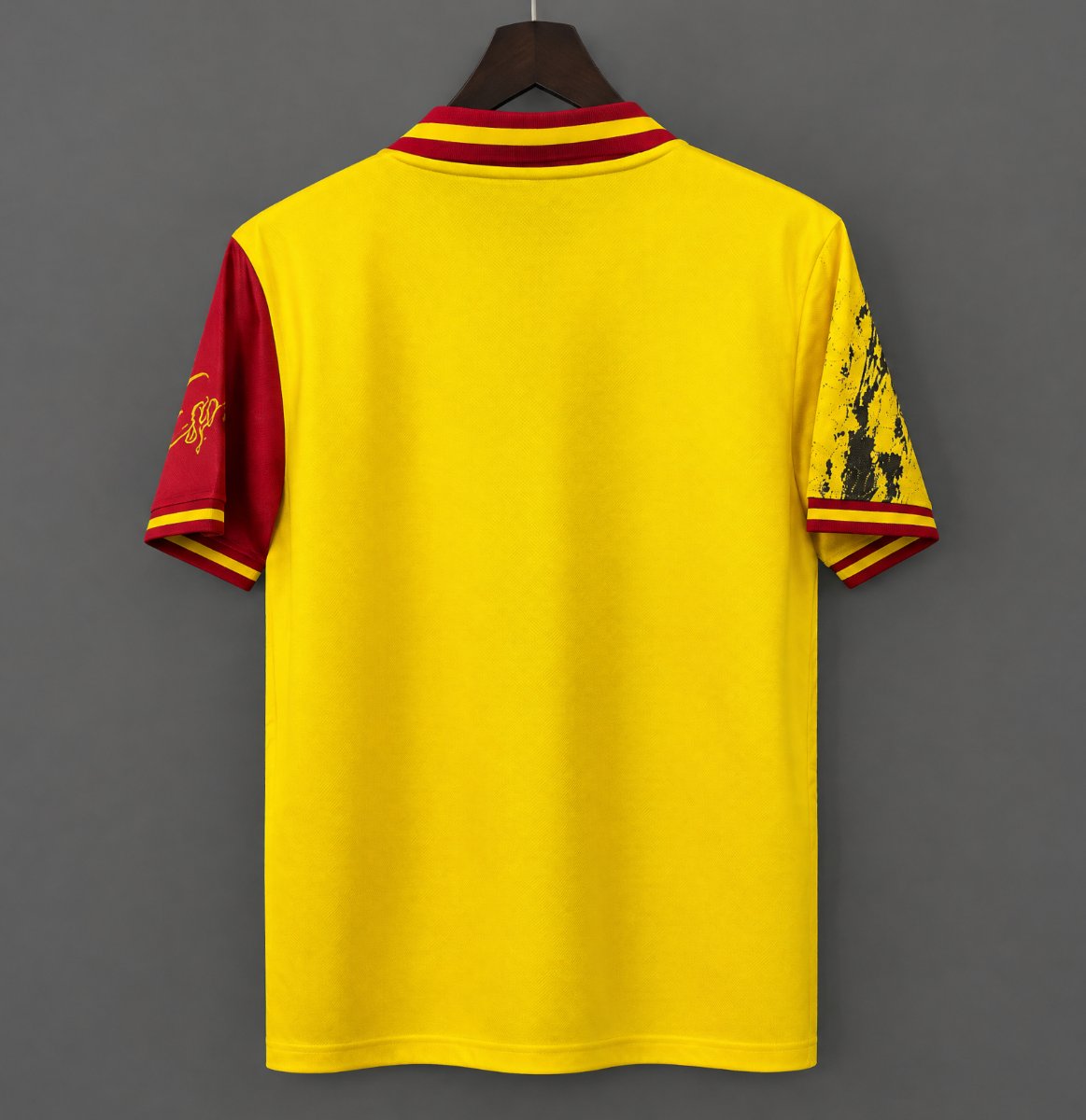 2026 Spain Training Yellow Red Jersey