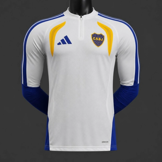 Player Version 26/27 Boca Juniors White Long Sleeve Jersey
