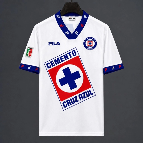 Retro 97/98 Cruz Azul Away White Jersey