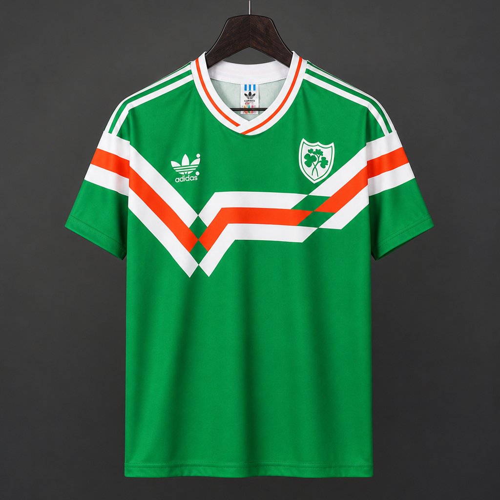 Retro 1989 Ireland Home Green Jersey