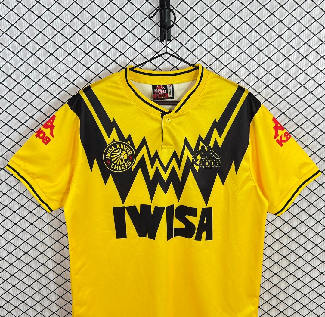 Retro 92/93 Kaizer Chiefs Home Yellow Jersey